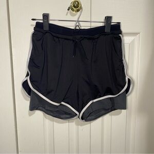 Running Shorts with Elastic Drawstring Waistband